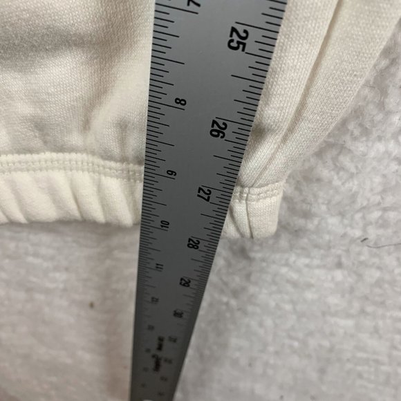 The North Face Sweatpants Women's XL White Cotton Fleece Drawstring‎ Waist 7532 - Picture 8 of 10